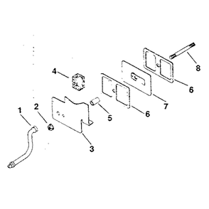 Part Location Diagram of 4132602 Toro Hose-Breather