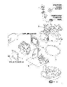 Gasket set Diagram and Parts List for XT173-0084-ED  Kohler Engine