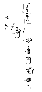 Starting system Diagram and Parts List for CV18S-61544  Kohler Engine