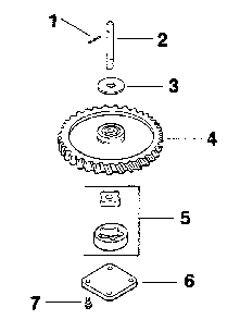 Oil pump - group 25 Diagram and Parts List for MV16QS-56516  Kohler Engine