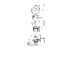 Air intake Diagram and Parts List for CV155S-41596  Kohler Engine