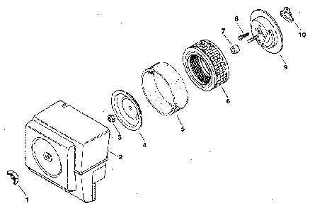 Group 1 air intake Diagram and Parts List for MV8-301500  Kohler Engine