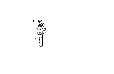 Crankshaft Diagram and Parts List for CV18S-61533  Kohler Engine
