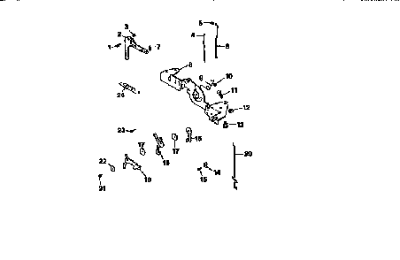 Engine controls Diagram and Parts List for CV18S-61533  Kohler Engine