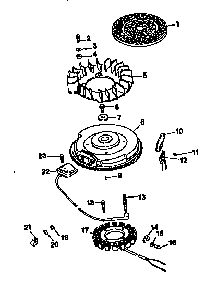 Ignition/electrical Diagram and Parts List for CV20S-65534  Kohler Engine