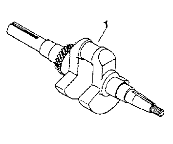 Group 8 crankshaft Diagram and Parts List for MV8-301500  Kohler Engine