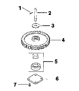 Oil pump - group 25 Diagram and Parts List for MV20S-57514  Kohler Engine