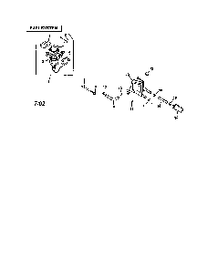 Fuel system Diagram and Parts List for CV26S-69526  Kohler Engine