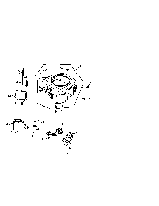 Blower housing and baffles Diagram and Parts List for CV20S-65563  Kohler Engine