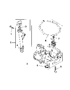 Oil pan/lubrication Diagram and Parts List for XT173-0084-ED  Kohler Engine