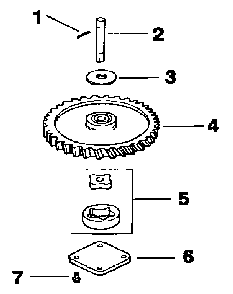 Oil pump Diagram and Parts List for MV18S-58556  Kohler Engine