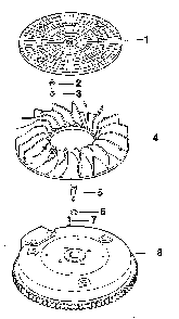 Flywheel - group 13 Diagram and Parts List for MV16QS-56516  Kohler Engine