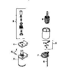 Starting system Diagram and Parts List for CV15S-41566  Kohler Engine