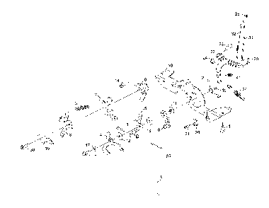 Engine controls Diagram and Parts List for KT745-3023  Kohler Engine