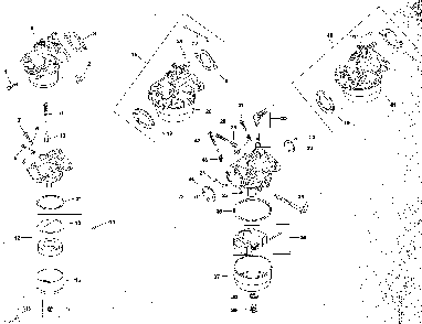 Carburetor - group 5 Diagram and Parts List for M8ST-301549  Kohler Engine