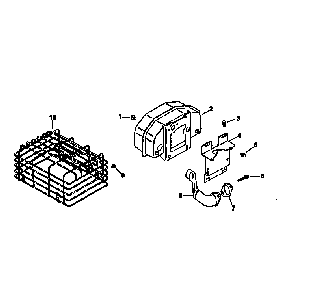 Part Location Diagram of 12-068-11-S Kohler MUFFLER