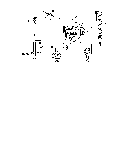 Crankcase Diagram and Parts List for CV740S-0005  Kohler Engine