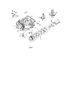 Crankcase Diagram and Parts List for CV490S-27507  Kohler Engine