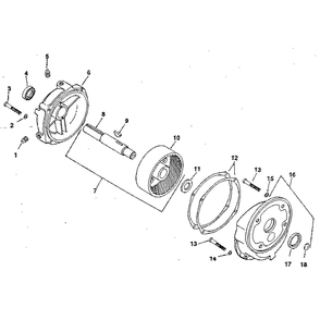 Group 16 Gear Reduction Diagram and Parts List for MV8-301500TO301532  Kohler Engine