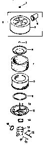 Repair parts Diagram and Parts List for MV205-57527  Kohler Engine