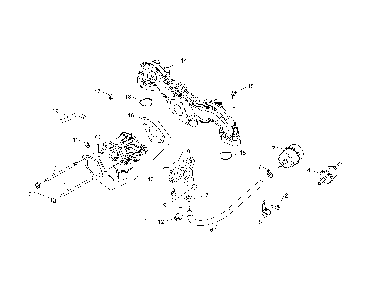 Fuel system Diagram and Parts List for KT745-3023  Kohler Engine