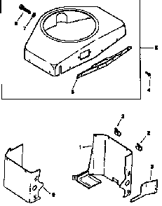 Part Location Diagram of X-67-83 Kohler DISCONTINUED