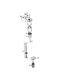 Starting System Diagram and Parts List for CV22S-75518  Kohler Engine
