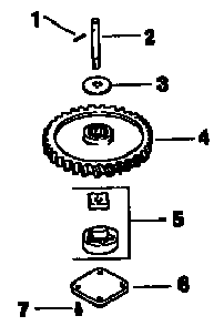 Oil pump Diagram and Parts List for MV205-57527  Kohler Engine