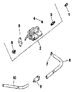 Fuel pump Diagram and Parts List for MV18S-58556  Kohler Engine
