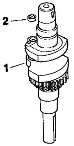 Crankshaft Diagram and Parts List for CV14S-PS1451  Kohler Engine