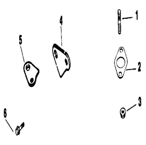 Exhaust Diagram and Parts List for CV14S-PS1452  Kohler Engine