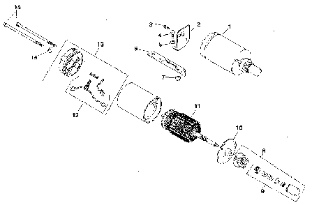 Electric start - group 11 Diagram and Parts List for M8ST-301549  Kohler Engine