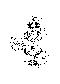 Ignition/electrical Diagram and Parts List for CV15S-41566  Kohler Engine