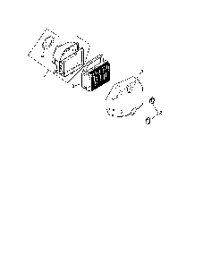 Air intake/filtration Diagram and Parts List for SV600S-0010  Kohler Engine