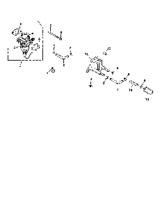 Fuel system Diagram and Parts List for CV24S-75532  Kohler Engine