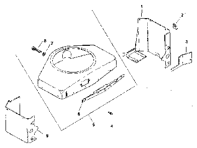 Baffles & shroud - group 2 Diagram and Parts List for MV20S-57514  Kohler Engine