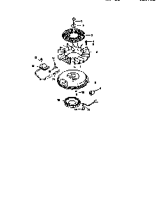 Ignition/electrical Diagram and Parts List for CV15S-41519  Kohler Engine