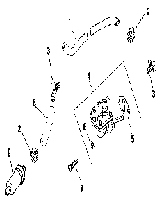 Fuel pump Diagram and Parts List for M20QS-49622  Kohler Engine