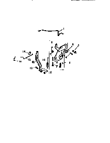 Engine controls Diagram and Parts List for CV15S-41526  Kohler Engine