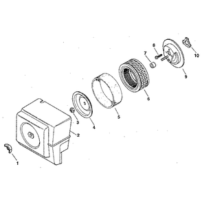 Part Location Diagram of 4108304 Toro Precleaner