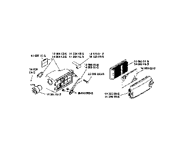 Air intake/filtration Diagram and Parts List for XT173-3225-EA  Kohler Engine