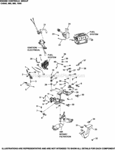 Engine_Controls_Group_9-62-24_Ch940-1000 Diagram and Parts List for CH1000-2028  Kohler Engine