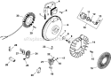 Page K Diagram and Parts List for CH11-16103  Kohler Engine