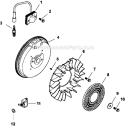 Page J Diagram and Parts List for CH11-16107  Kohler Engine