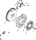 Page J Diagram and Parts List for CH11-16123  Kohler Engine