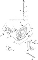 Part Location Diagram of 1212310-S Kohler Tube, Oil Fill
