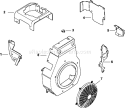 Part Location Diagram of 1202794-S Kohler Kit, Blower Housing