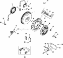 Page K Diagram and Parts List for CH11-16147  Kohler Engine