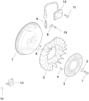 Page J Diagram and Parts List for CH11GT-16118  Kohler Engine