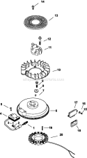 Part Location Diagram of 1217641-S Kohler Harness, Wiring